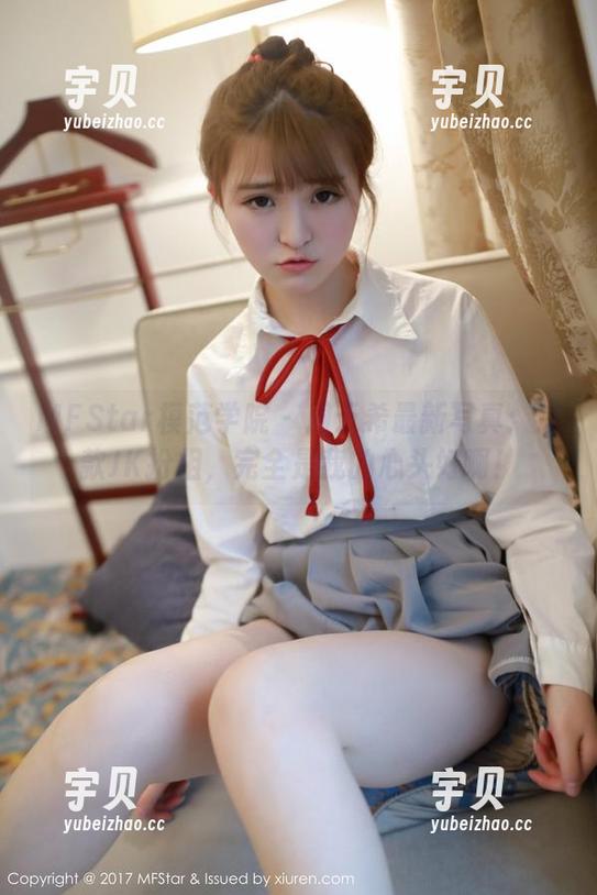 MFStar模范学院 - 周于希最新写真：这款JK扮相，完全是我的心头好啊！