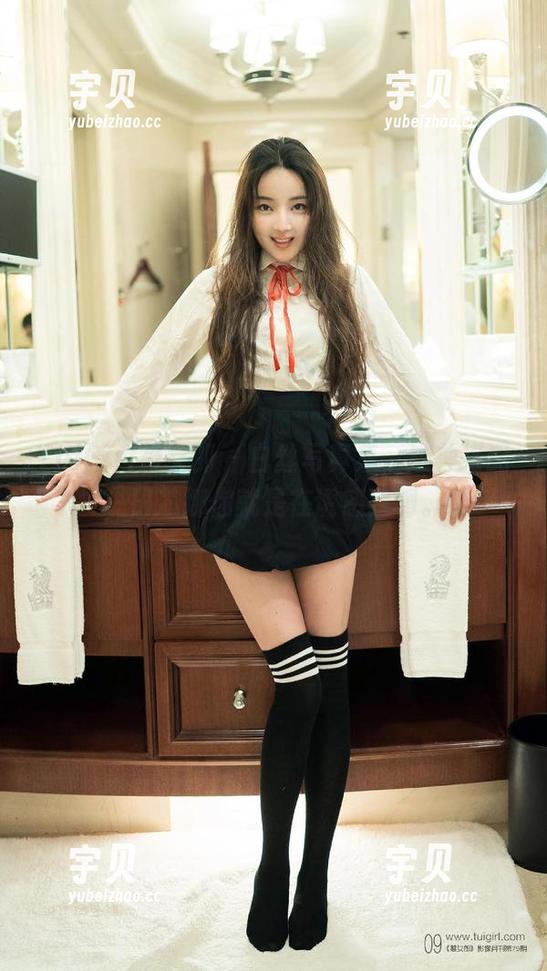 TuiGirl推女郎 - 白丝写真集，这种搭配，田芯娜你就是在诱惑我啊。