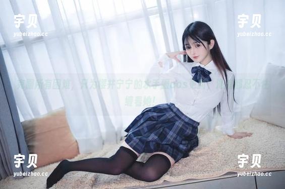 克服所有困难，只为樱井宁宁的水手服cos更新，海浪都忍不住缠着她！